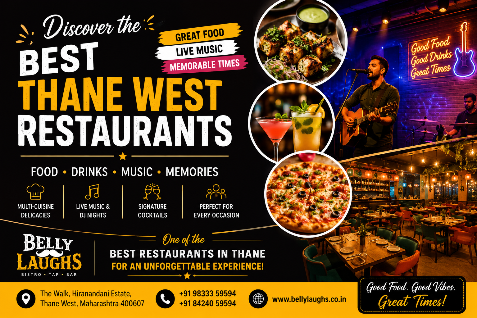 Discover the Best Thane West Restaurants for Great Food, Live Music & Memorable Dining